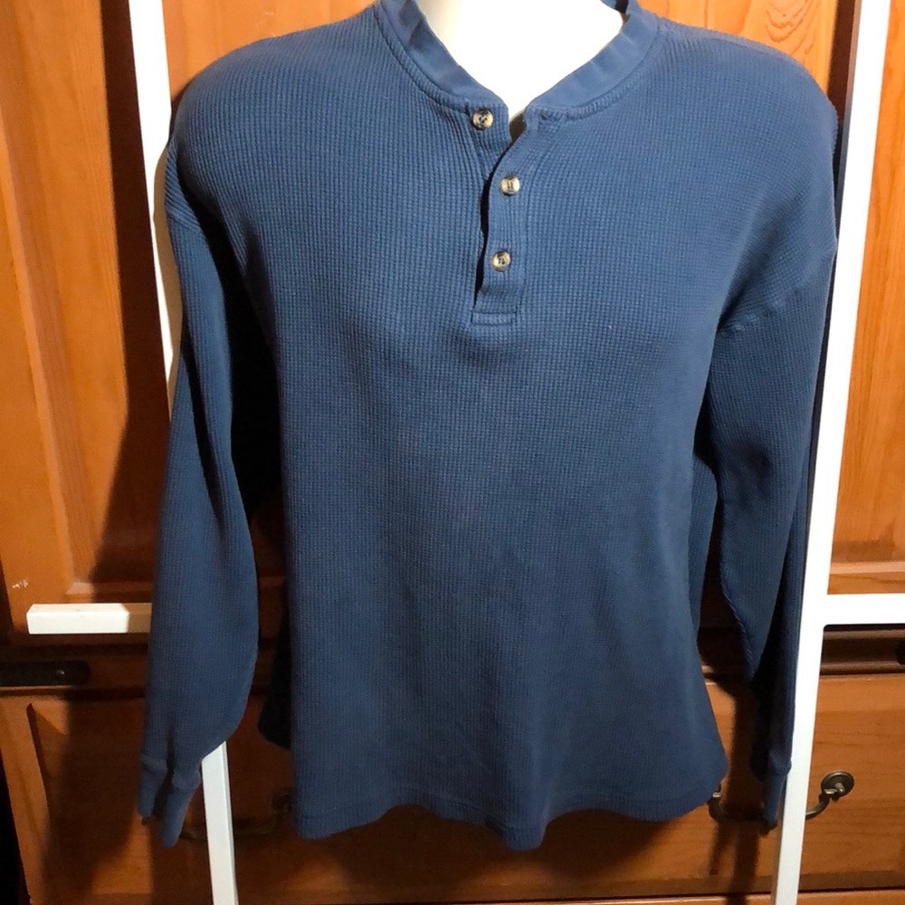 EUC NAVY XL NORTHWEST TERRITORY LS THERMAL SHIRT